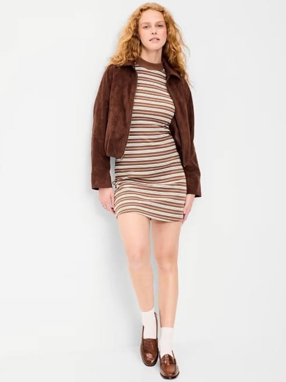 ALL SEASONS' STUNNER!!! Mock Neck BodyCon Mini Dress